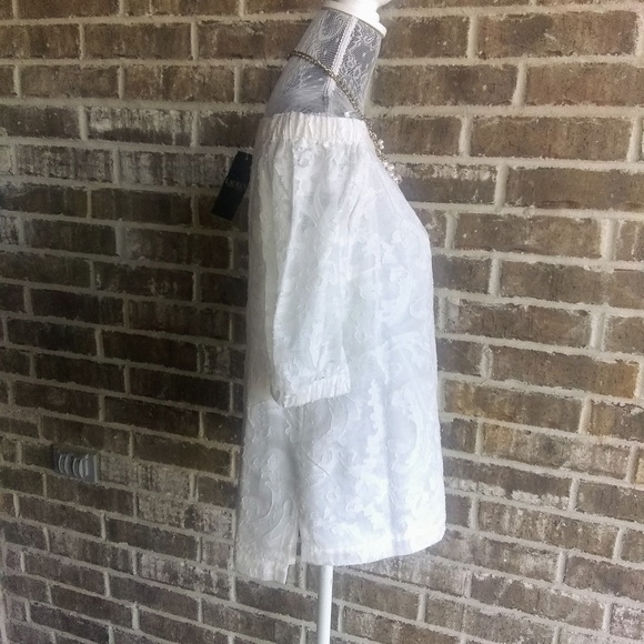 Lauren Ralph ❤Lauren Off the Shoulder Top - NWT - Picture 3 of 7